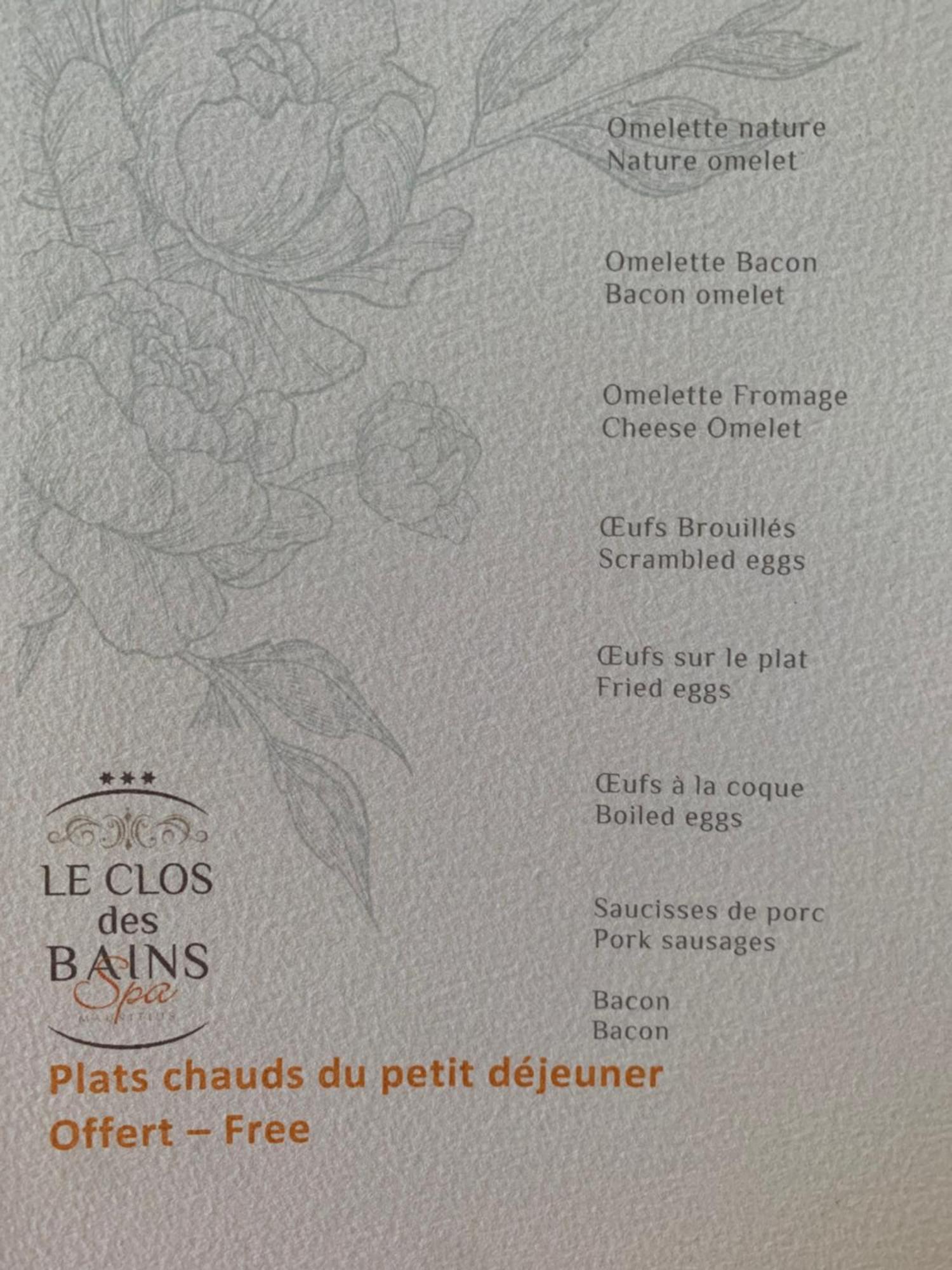 Le Clos Des Bains Mauritius Blue Bay Exteriör bild